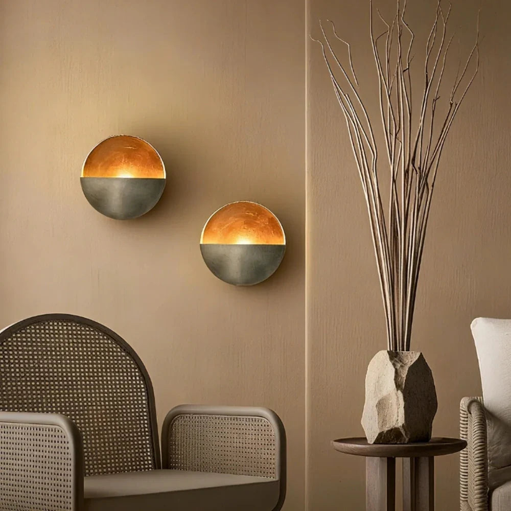 Elegant Metal Wall Candle Lantern - Fesara