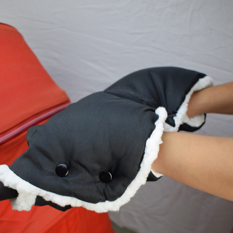 Warm Parenting Gloves for Stroller Pushing