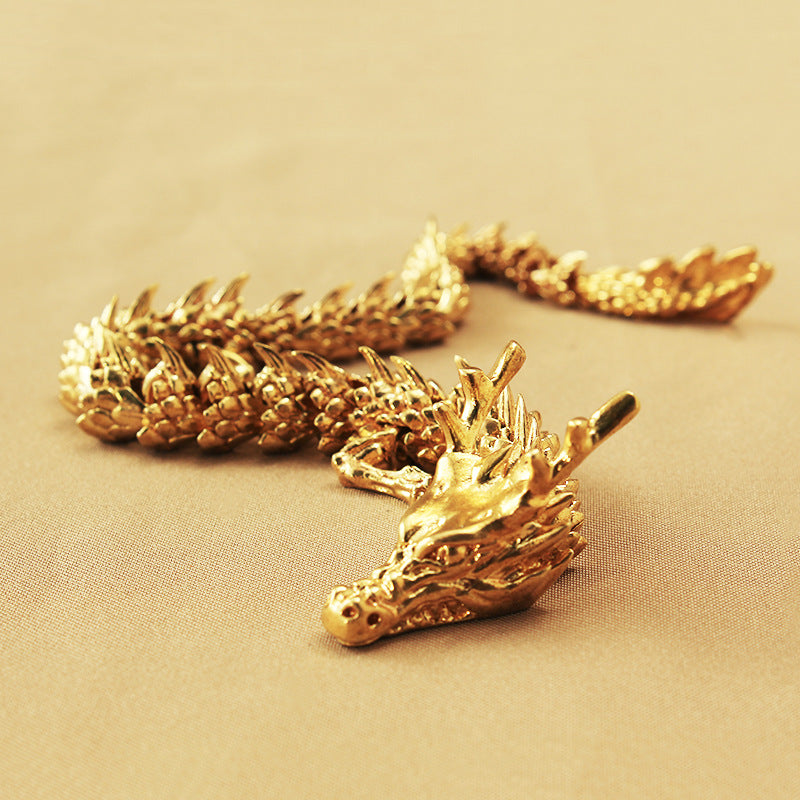 Collectible Gold Dragon Figurine