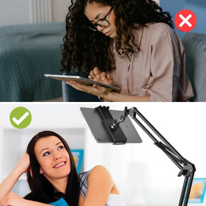 Portable Tablet Stand - Adjustable 360° Rotating Holder