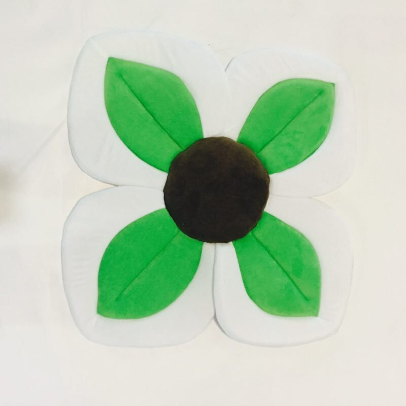 Soft Floral Baby Bath Support Mat