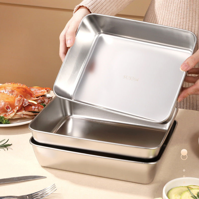 Practical Stainless Steel Fruit Storage Bowl