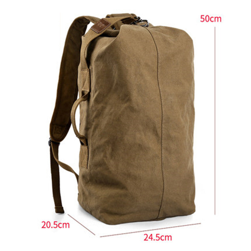 Spacious Durable Canvas Hiking Backpack - Fesara