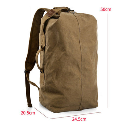 Spacious Durable Canvas Hiking Backpack - Fesara