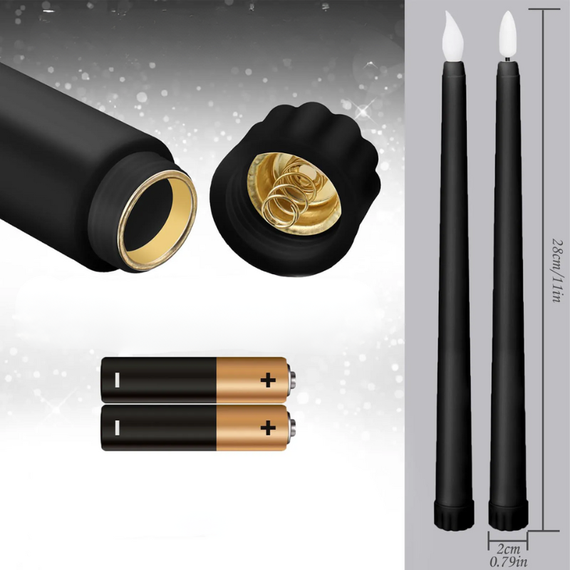 Dark LED Flicker Candles for Decor and Party