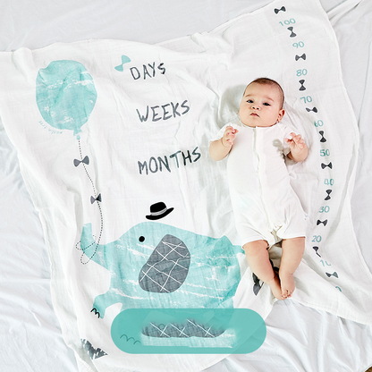Soft Baby Blanket and Swaddle Wrap for Infants