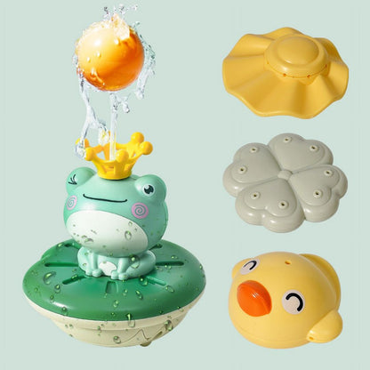 Colorful Frog Water Playset Bath Toy