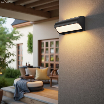 Stylish Outdoor LED Wall Lamp – Waterproof Warm Exterior Light