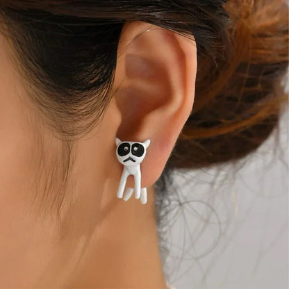 Adorable Cat Stud Earrings