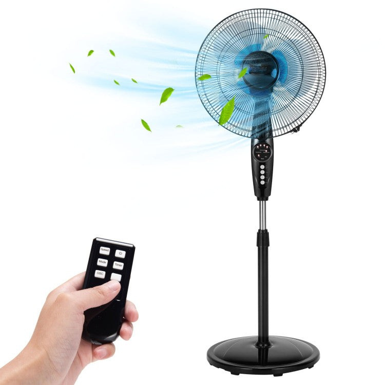Quiet 16-Inch Oscillating Floor Fan