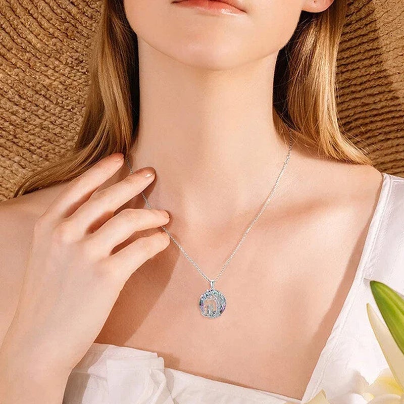 Unique Hollow Heart Friendship Pendant