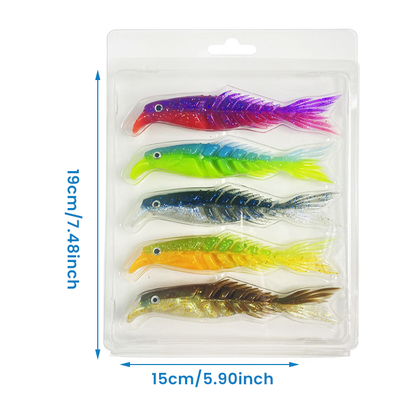 Flexible Segmented Rubber Fishing Lure