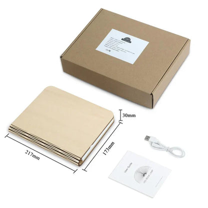 Compact LED Reading Light with Flexible Arm