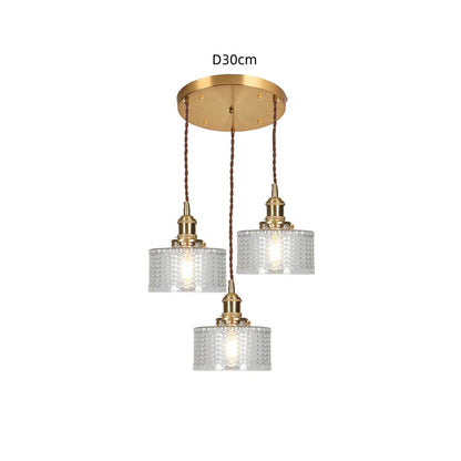 Luxurious Glass Drop Pendant Light