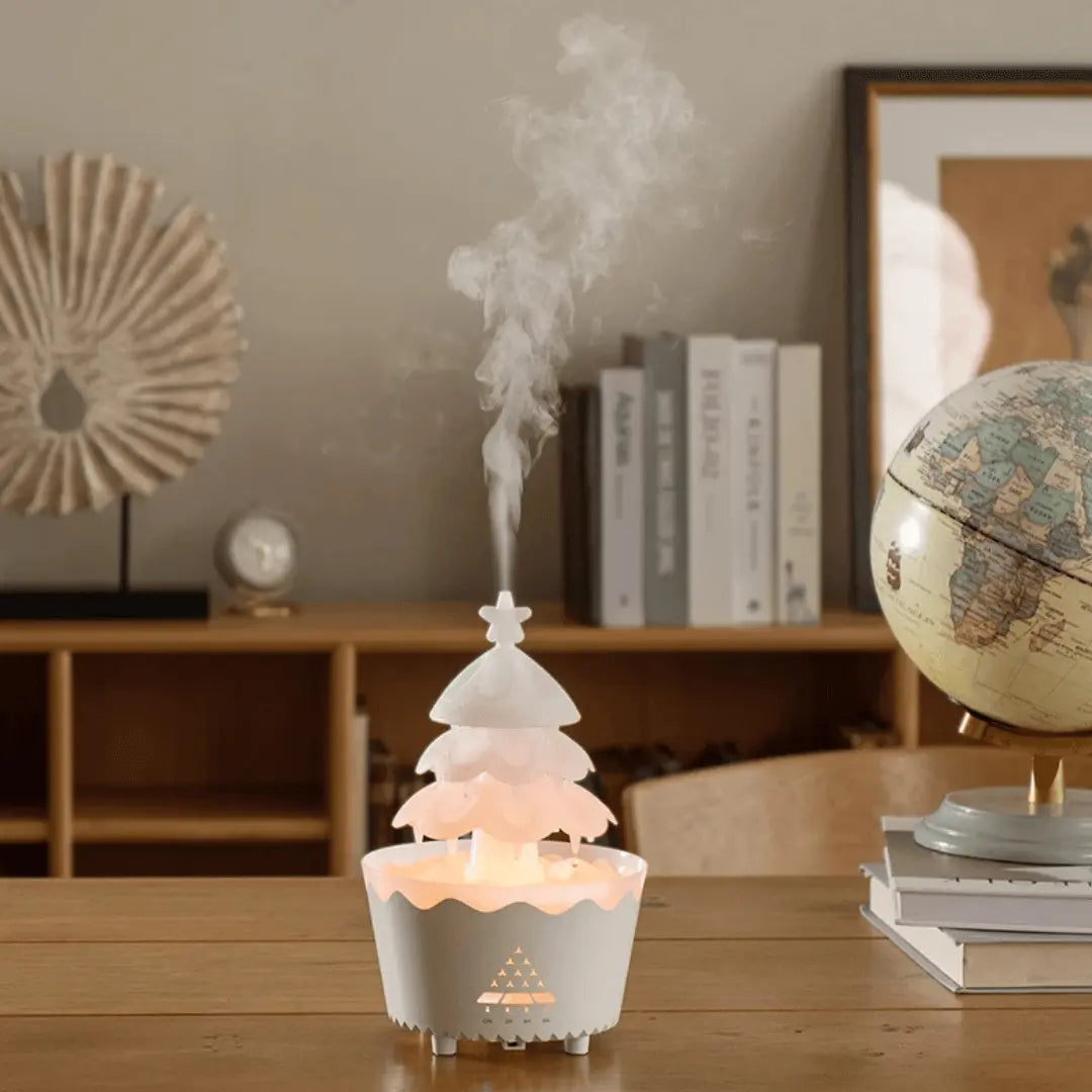 Fesara Christmas Aroma Diffuser LED Ultrasonic Humidifier