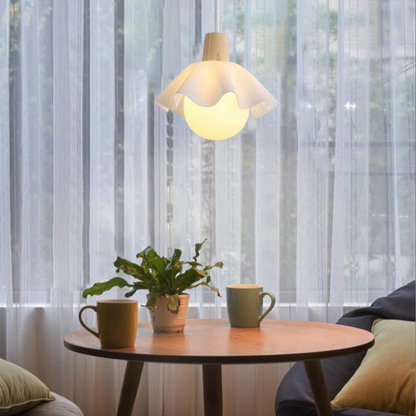 Petite Floral Hanging Lamp