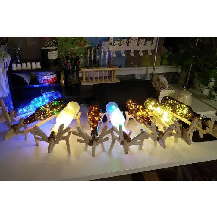 Gorgeous Glass Bottle Lamps