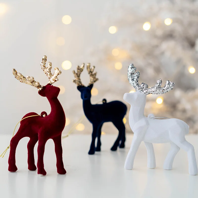 Shimmering Reindeer Christmas Ornament