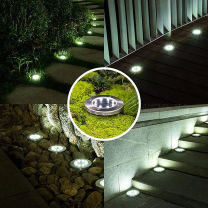 Outdoor Solar Powered Garden Path Lights