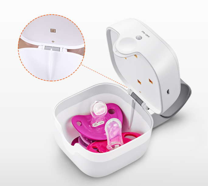 Baby Pacifier Sanitizer - Compact Sterilizer Box