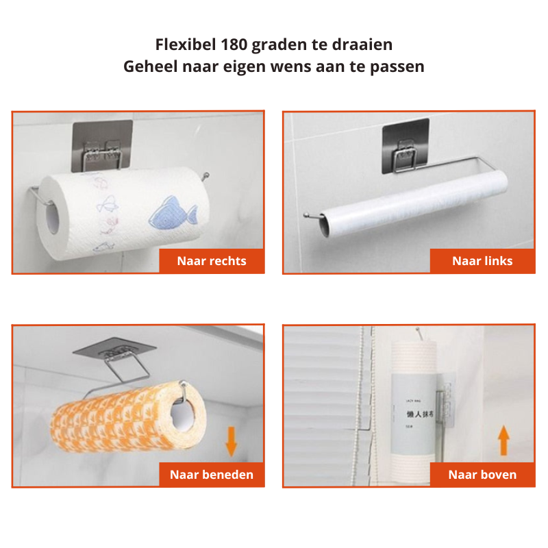 Practical Kitchen Paper Towel Holders (2 Pack)