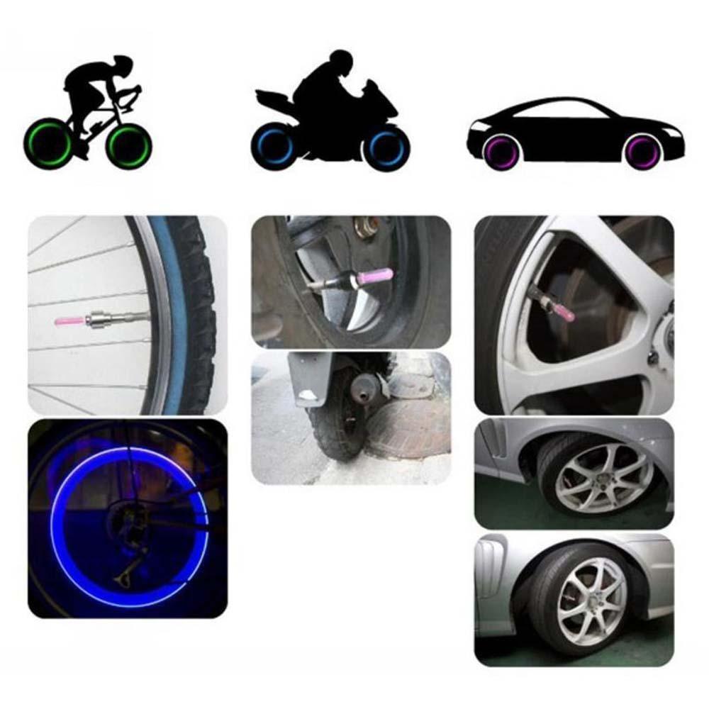 Bright Car Wheel LED Valve Stem Caps (2 Pack)