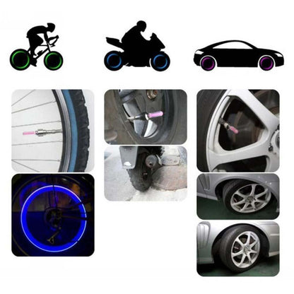 Bright Car Wheel LED Valve Stem Caps (2 Pack)