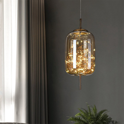 Modern LED Hanging Light Ceiling Fixture - Fesara