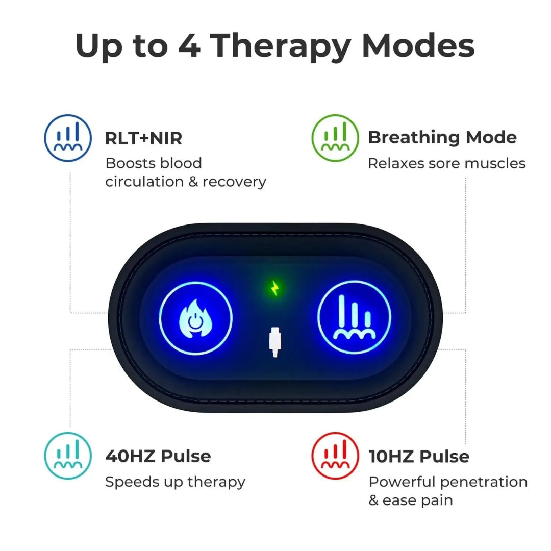 Warm Therapeutic Neck Wrap with Red Light Heat Massage