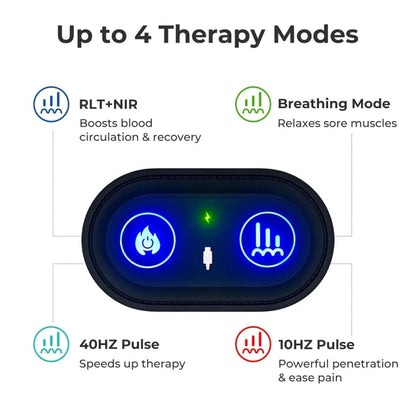 Warm Therapeutic Neck Wrap with Red Light Heat Massage