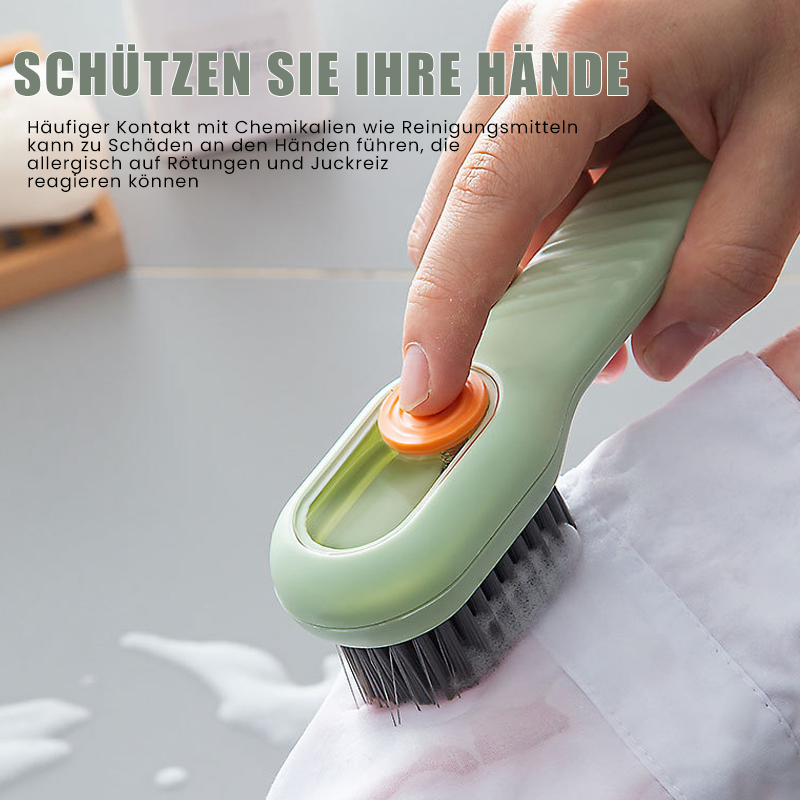 Gentle Home Cleaning Brush with Soft Bristles