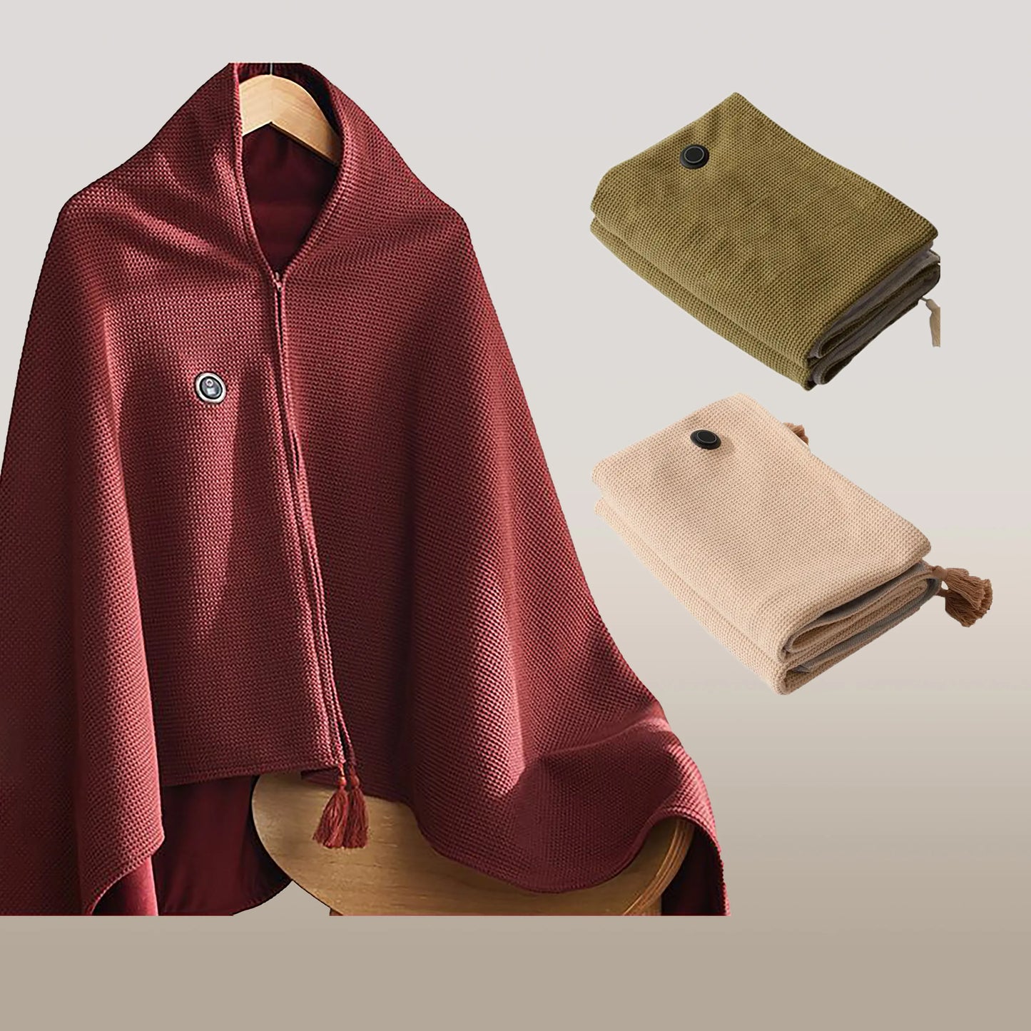 Soft Warm USB Travel Blanket