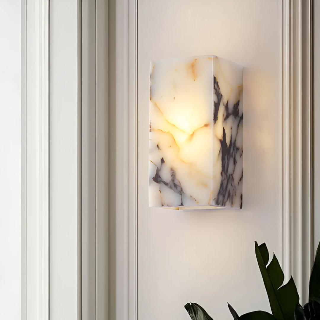 Elegant Marble Stone Wall Light