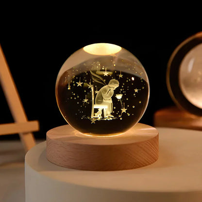 Colorful Globe LED Table Lamp 3D Nightlight