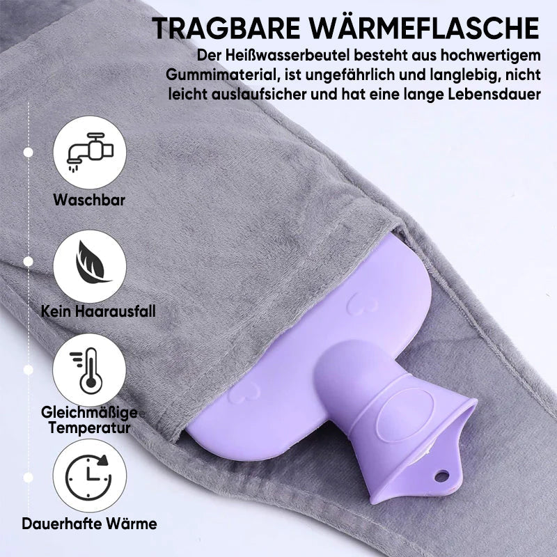Soft Reusable Heat Wrap Belt for Hot Water Bottle