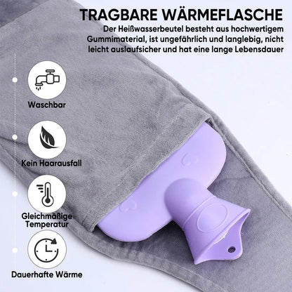 Soft Reusable Heat Wrap Belt for Hot Water Bottle