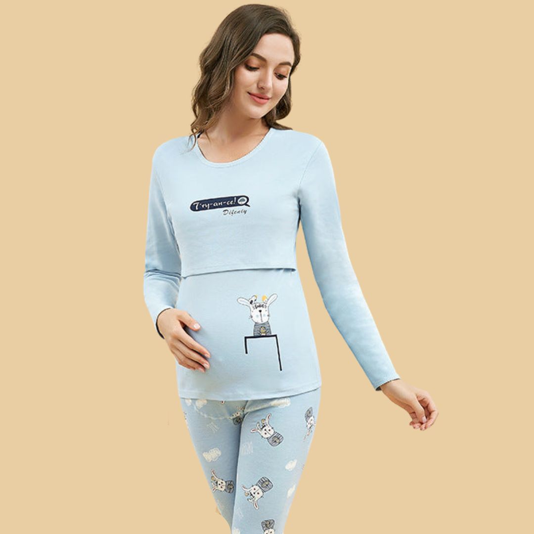Cozy Maternity Dress for Home Comfort
