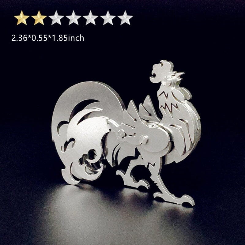 Unique 3D Metal Brain Teaser