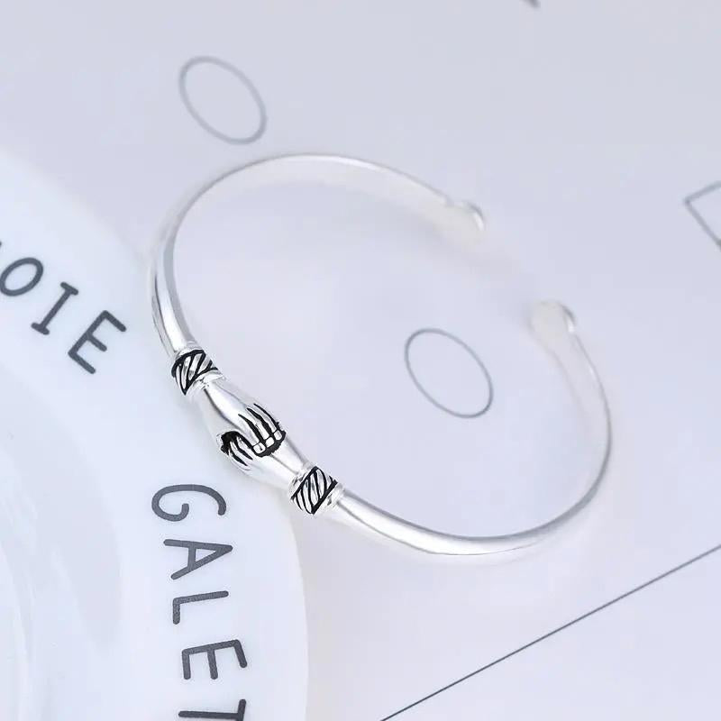Best Friends Handshake Charm Bracelet
