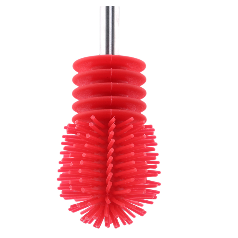 Soft Bristle Baby Bottle Cleaning Brush with Replaceable Head