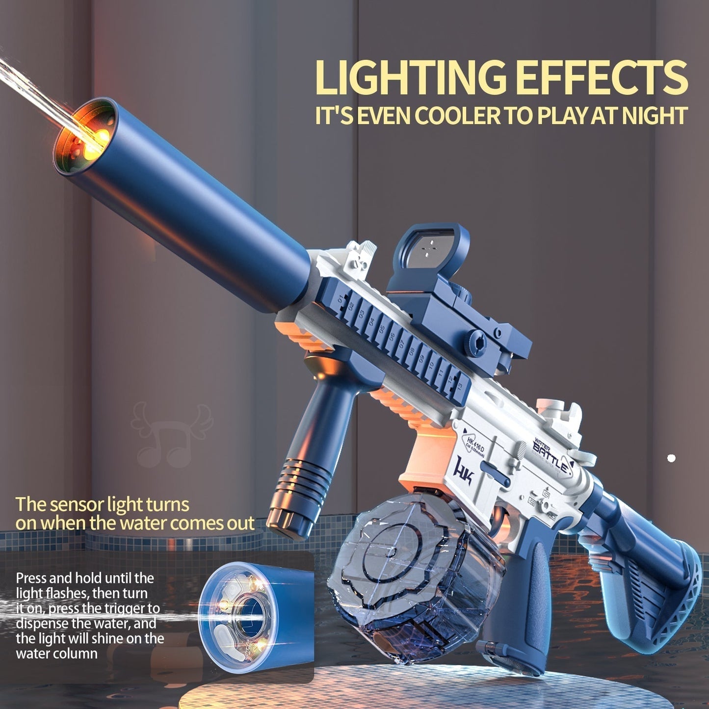 Fesara M416 Water Blaster - Compact Edition