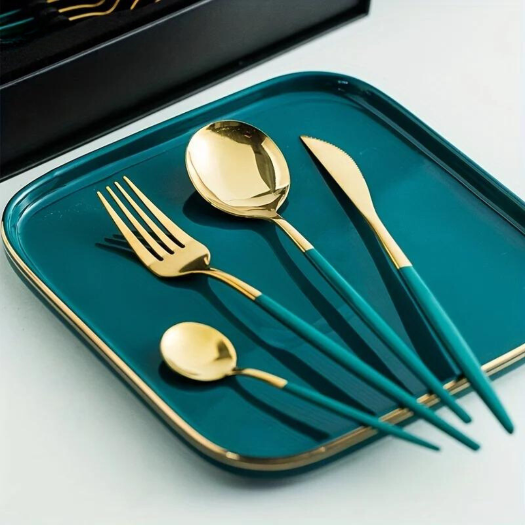 Premium Silverware Set 24-Piece For Elegant Dining