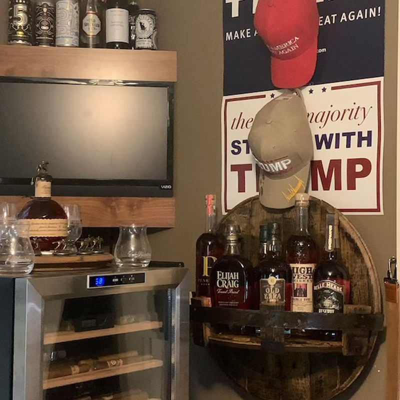 Luxury Oak Whiskey Barrel Decanter