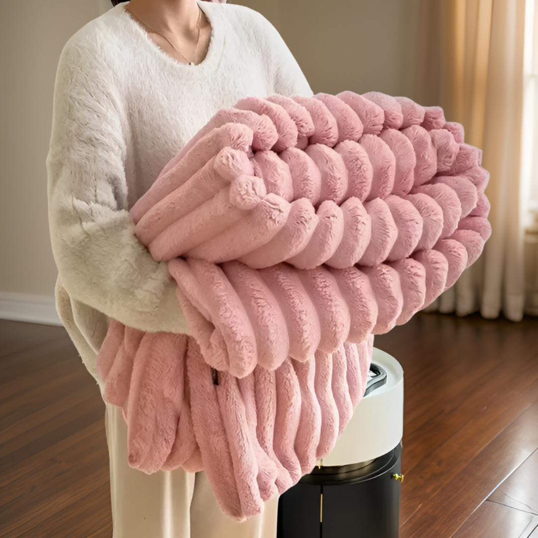 Cozy Soft Fleece Throw Blanket