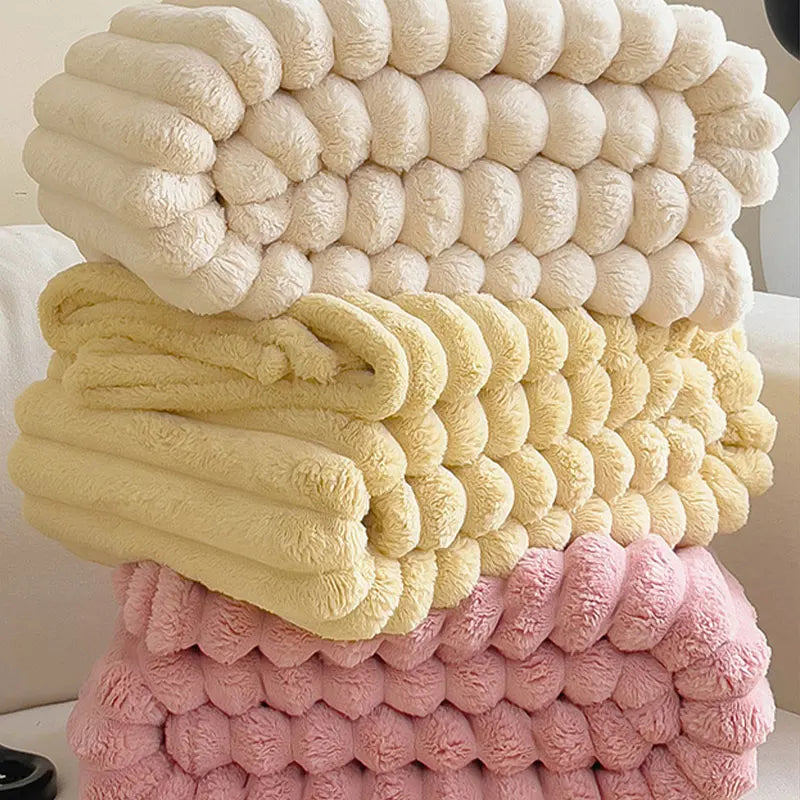 Soft Plush Throw Blanket - Cozy Wrap