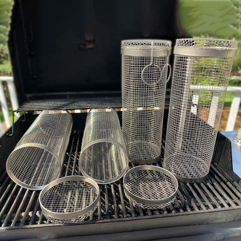 Round Barbecue Grill Basket