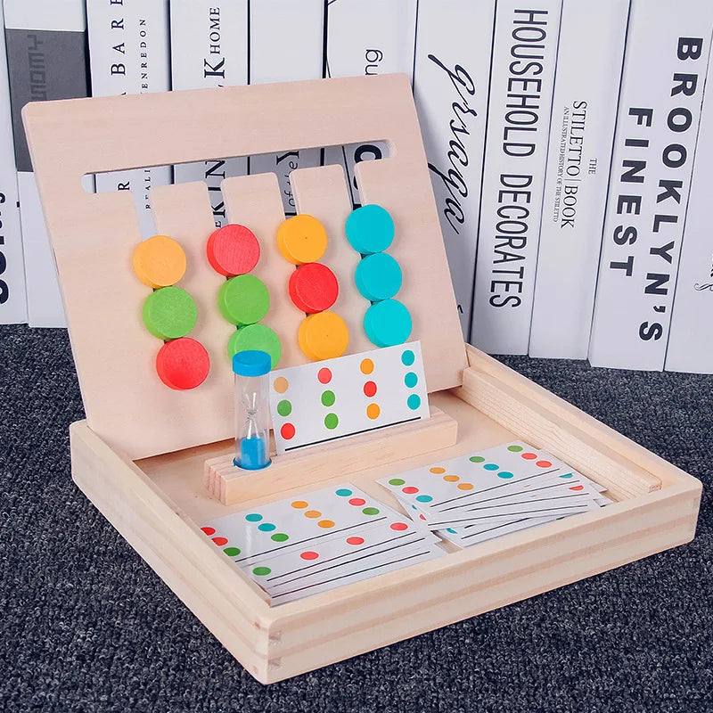 Wooden Shape Color Sorting Educational Toy