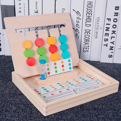 Wooden Shape Color Sorting Educational Toy