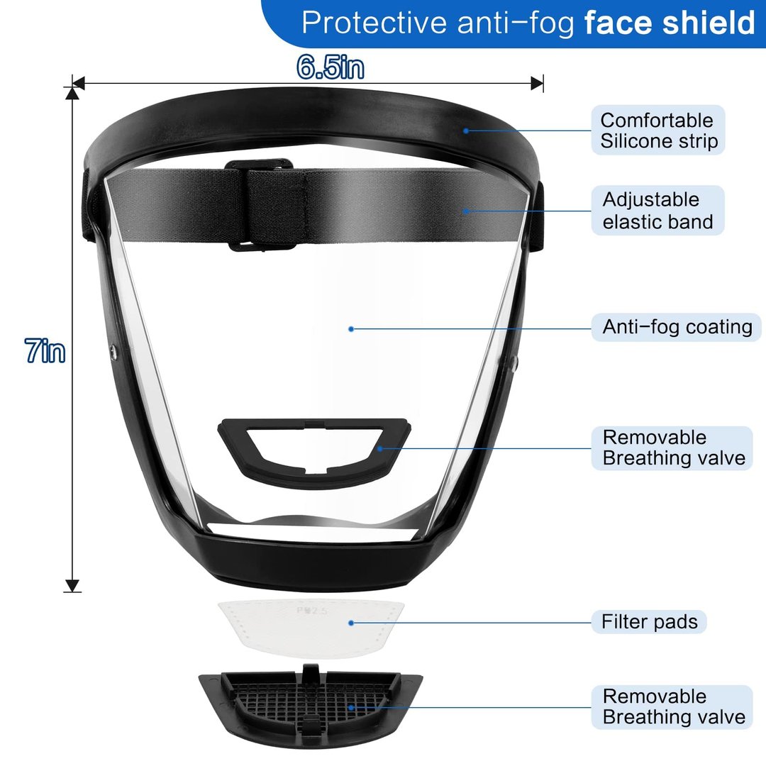 Fesara | Clear Vision Full Face Protection Mask