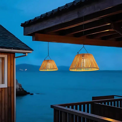 Outdoor Solar Powered String Lantern